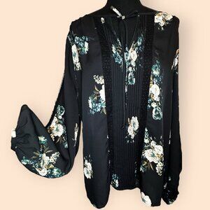 WHBM Floral Blouse NWT